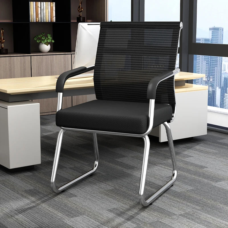 Computer Ergonomic Office Chair Mobile Massage Designer Fabric Lightning Office Chair Floor Cadeira De Escritorio Furniture