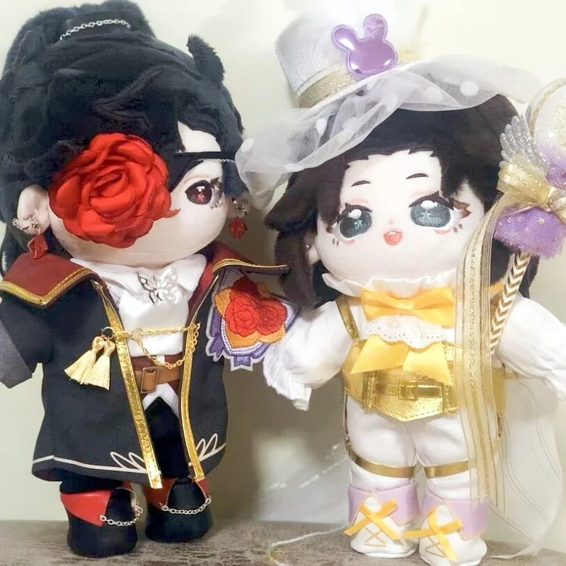 

20cm Tian Guan Ci Fu Plush Toys Hua Cheng San Lang Plush Dolls Heaven Official's Blessing Soft Stuffed Decorate Kids Cgzf Gifts