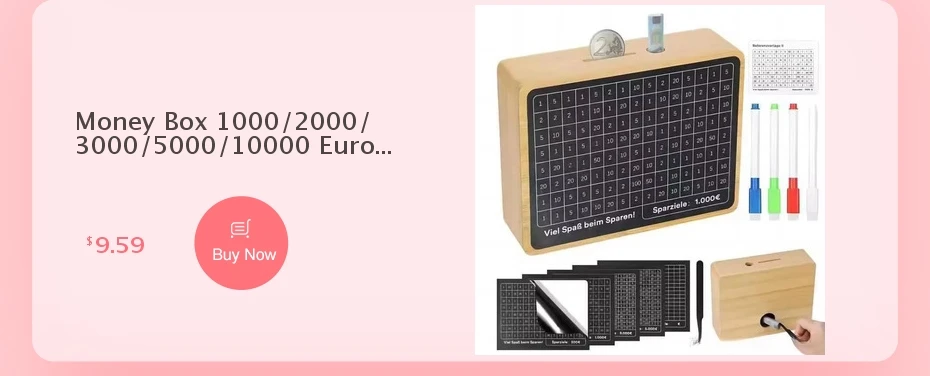 Description Picture 5 of itemMoney Box with Counter Piggy Bank To Save Goals Cash Box 1000/200/3000/5000/10000 Euro Save Money Boxes alcancia electronica