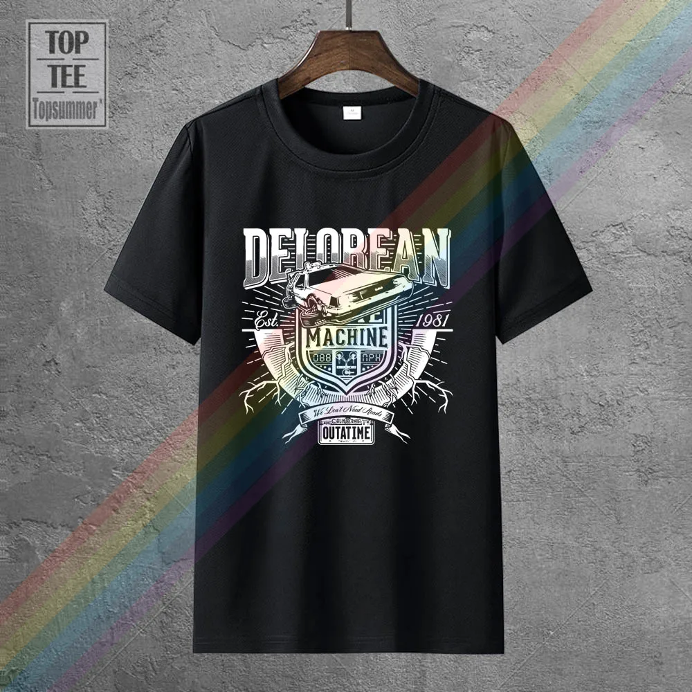 Delorean Time Machine T Shirt Fox Back To The Future Shirt Michael Car