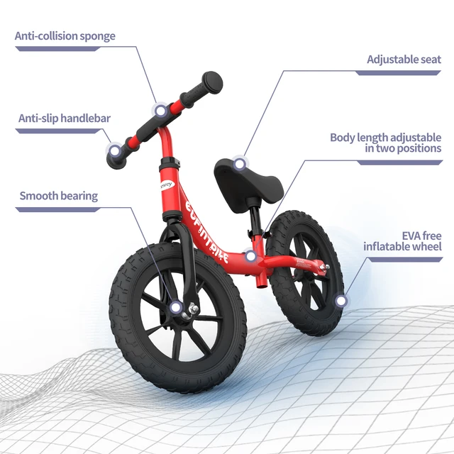 Besrey Balance Bike 2 Year Old Above Toddler Bike Baby Bike for Kids Ages 2-4 Years Old (Under 25 Kg) Balance Training 4