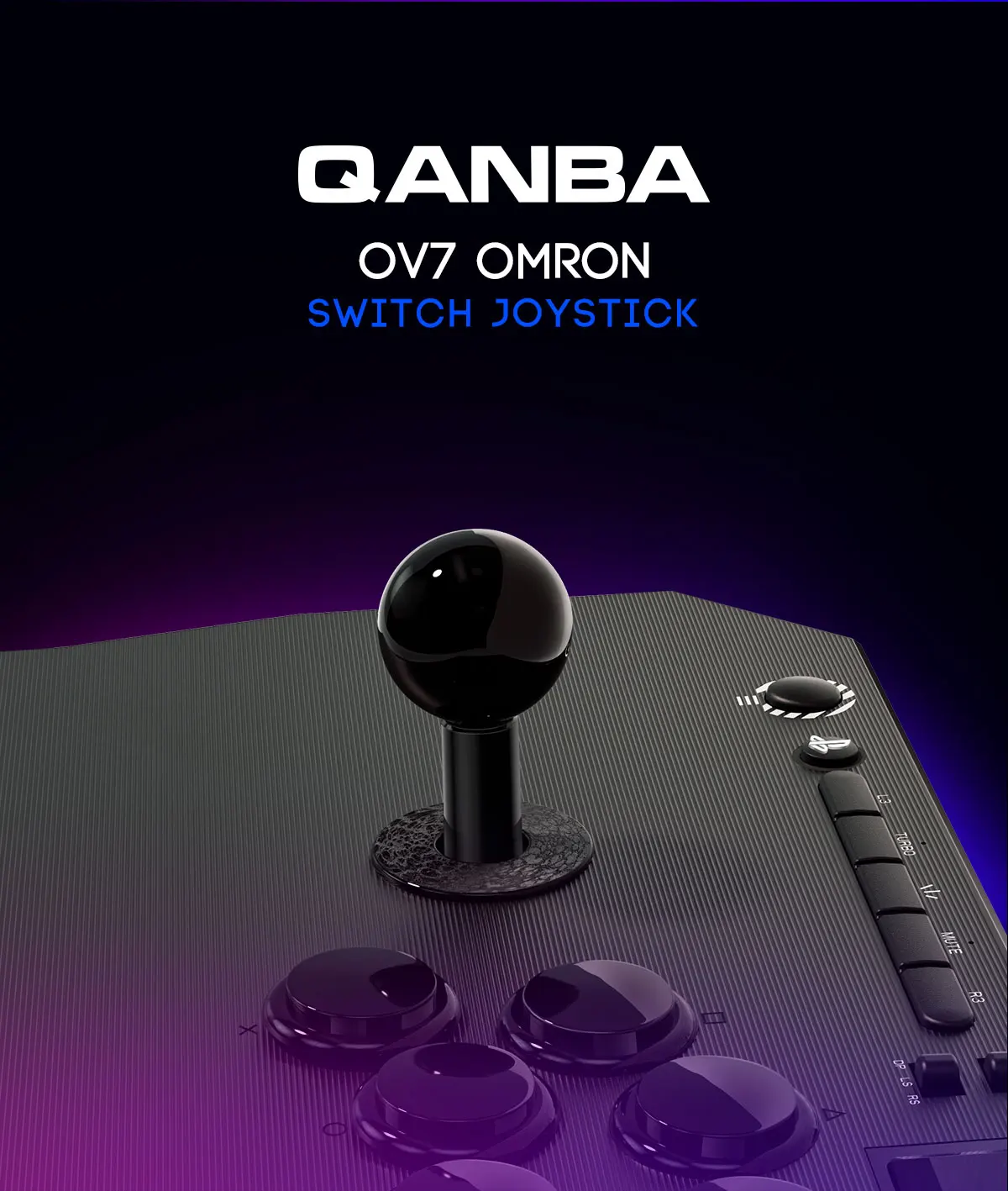 Qanba drone 2 arcade joystick fighting stick für ps5 ps4 pc – Detail 3