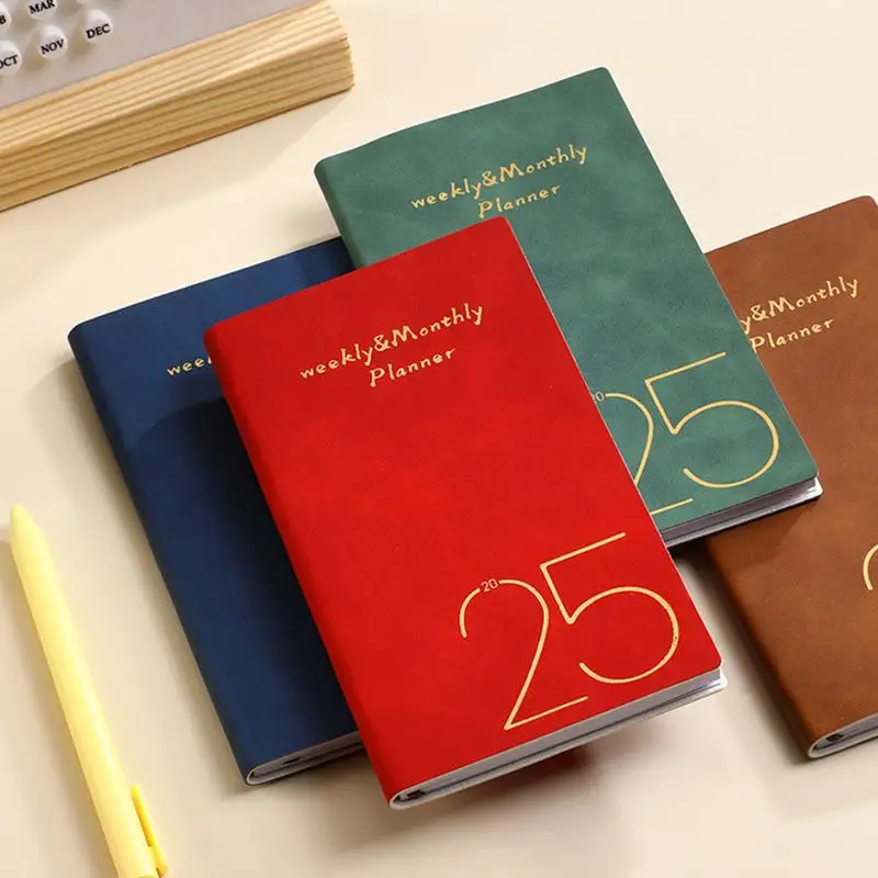 Notebook Agenda Planner monthly To Do List Note Book Journal Diary A6 Stationery Weekly Planner 365 Days Diary Notebook