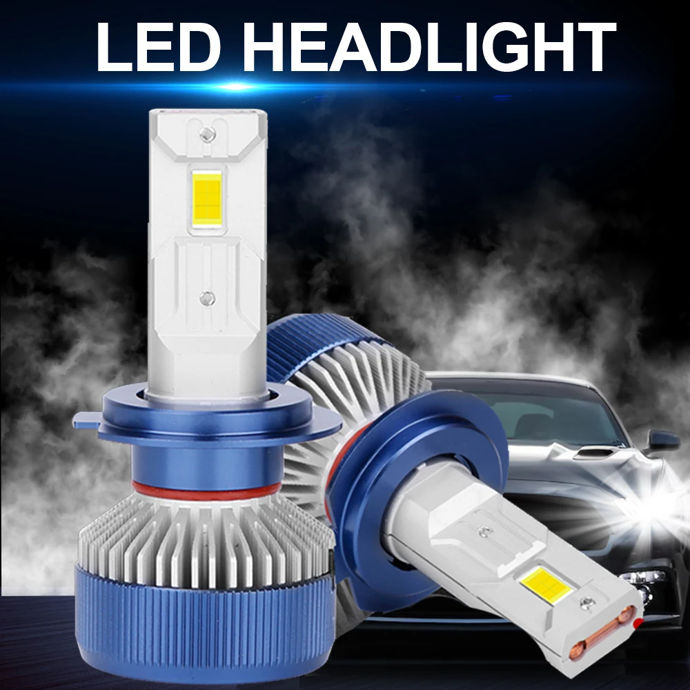

Mini 90000LM Canbus H7 LED Tube Car Headlight HB4 HB3 9005 9006 H11 H4 H1 9012 HIR2 H8 Light Bulb 200W 6000K Auto Lamp LED 2Pcs