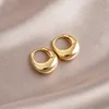 Boucles d'oreilles créoles en argent Sterling S925 et zircone pour femmes, boucles d'oreilles rondes romantiques de luxe, bijoux fins de fête, cadeaux