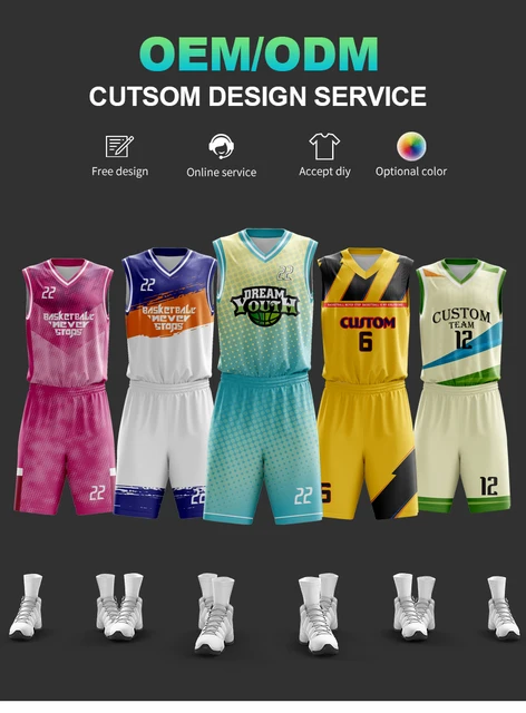 Sublimation mesh Basketball Jersey Custom pour Homme ensemble uniforme de  basket-ball Usure - Chine Maillot de basket-ball et vêtements de sport prix
