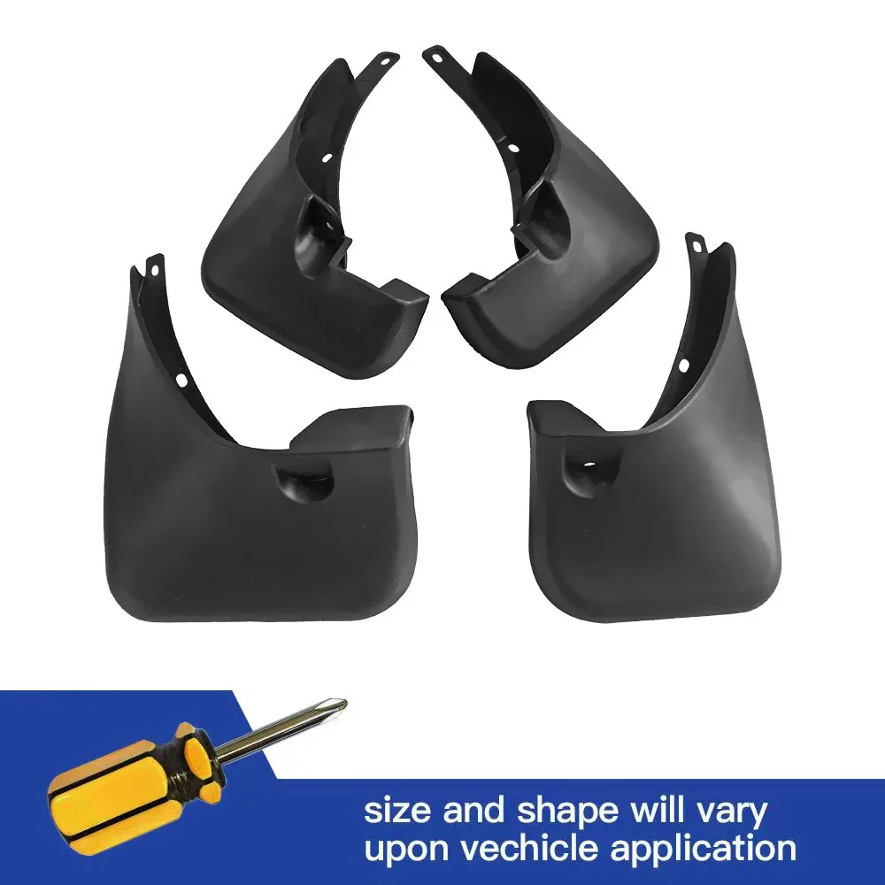 

4Pcs Front & Rear Mud Flaps Splash Guards Mudguards Black For Toyota RAV4 2.0L 2006 2007 2008 2009 2010 2011 2012 Without Fender