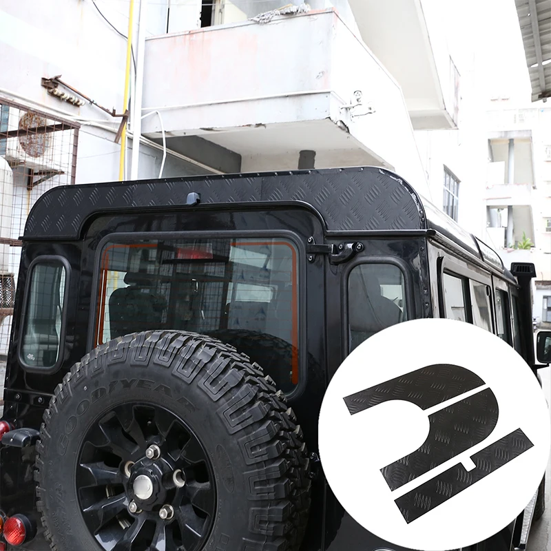 ExteriorDetailsAlloyBlackCarTailgateRoofTrimPanelforLand