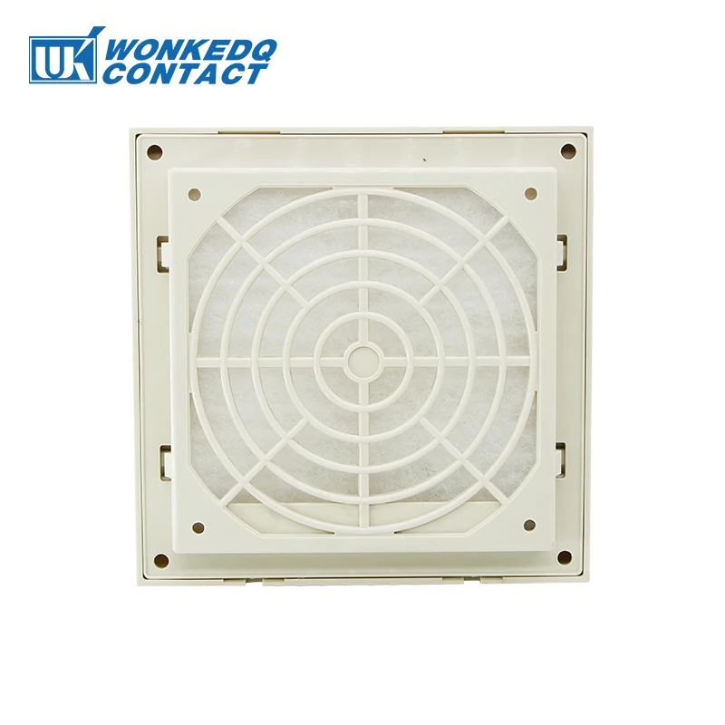 Cabinet Ventilation Filter Set Shutters Cooling Fan Grille Louvers Blower Exhaust Filter Panel 120mm 230V Without Fan