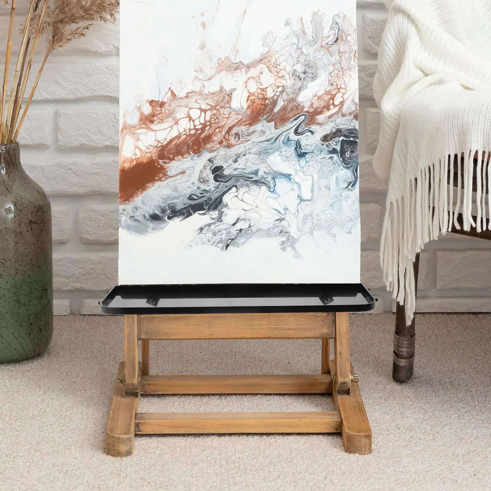 Detachable Easel Tray Shelf Plastic Replacement Sketch Rack Storage Easy Install Artist Student Support Sketch Rack Tray