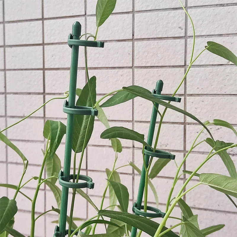 1-5PCS Multiple Clips Plant Supports Stakes Flower Stand Sticks Reusable Plant Clips Stand Flower Grow Holder Garden Tools plant clips