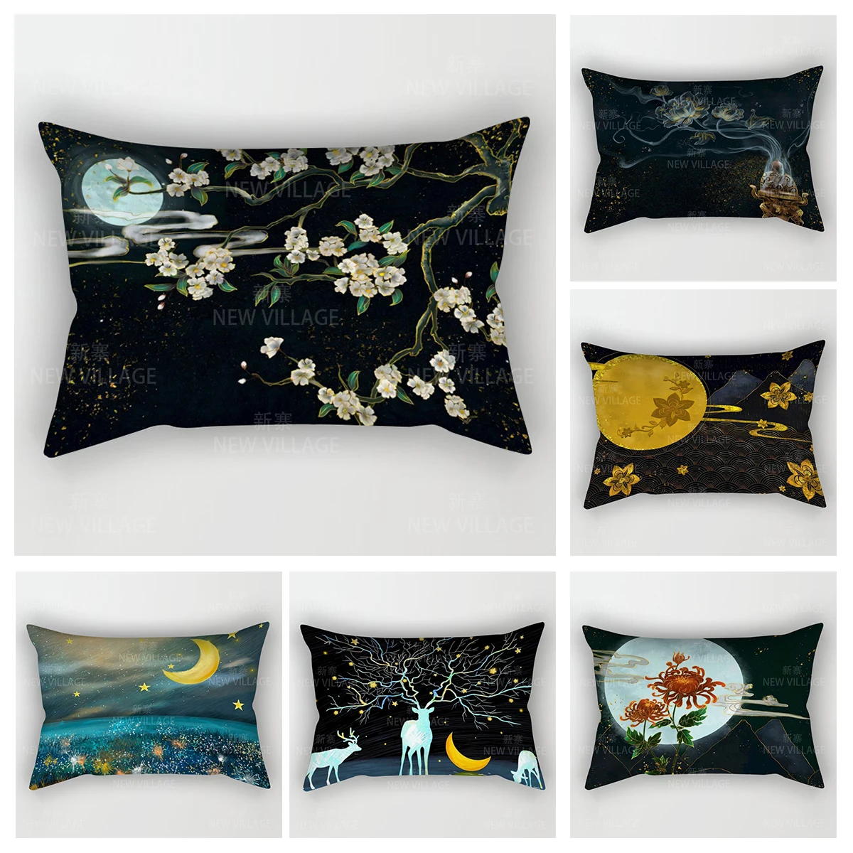 

Home autumn decoration christmas pillow cushion cover Home decorations throw pillow covers 30*50 pillowcase 30x50 40x60 50*70