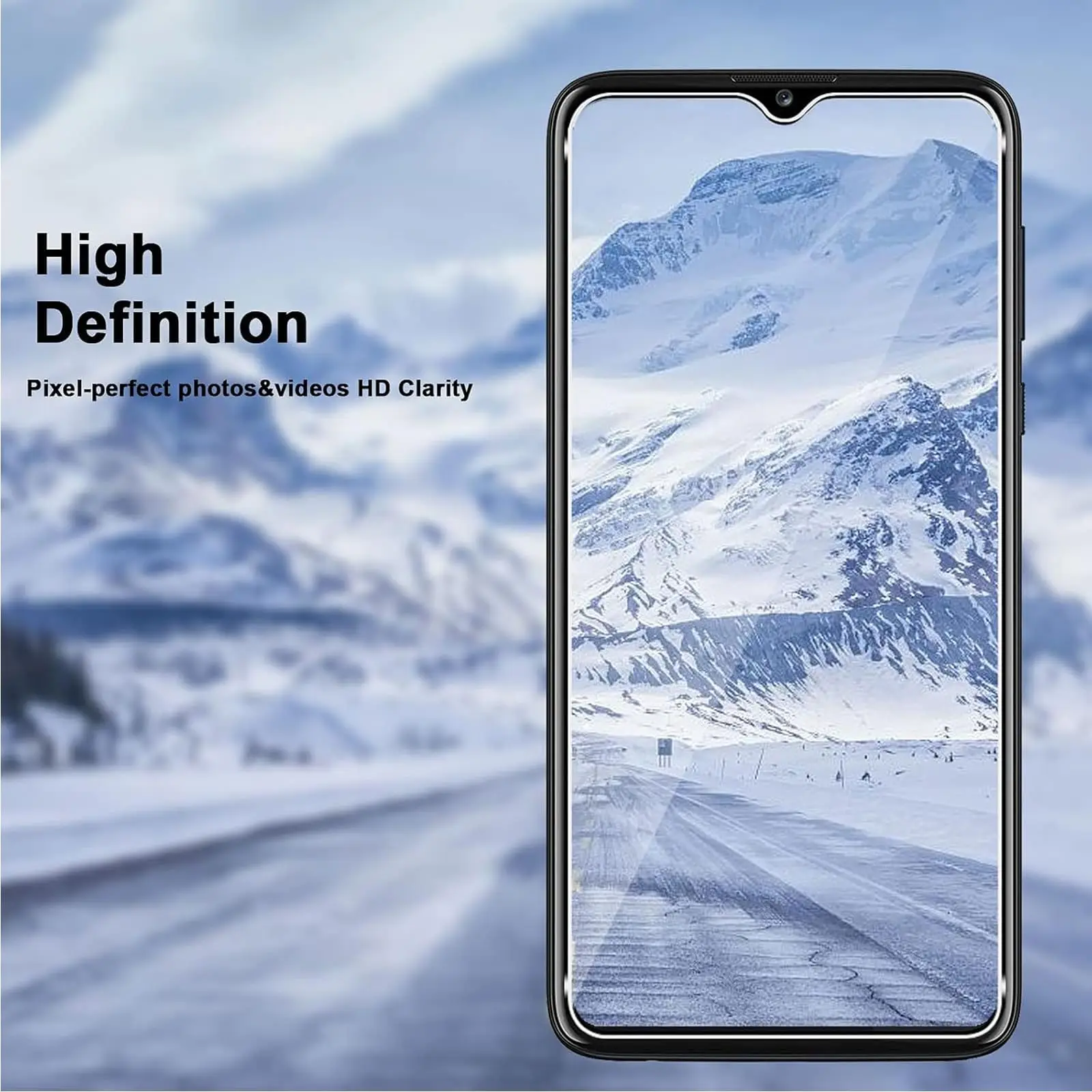 Tempered Glass HD Crystal 9H Anti-Scratch Screen Protector, Case Friendly