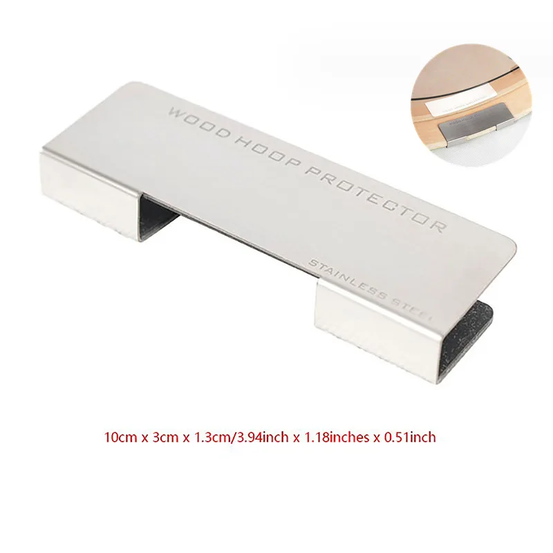 

1 шт. защитные обручи для басового барабана, защитное кольцо для барабана из нержавеющей стали, защитные края барабана с силиконовым противоскользящим слоем для басового барабана