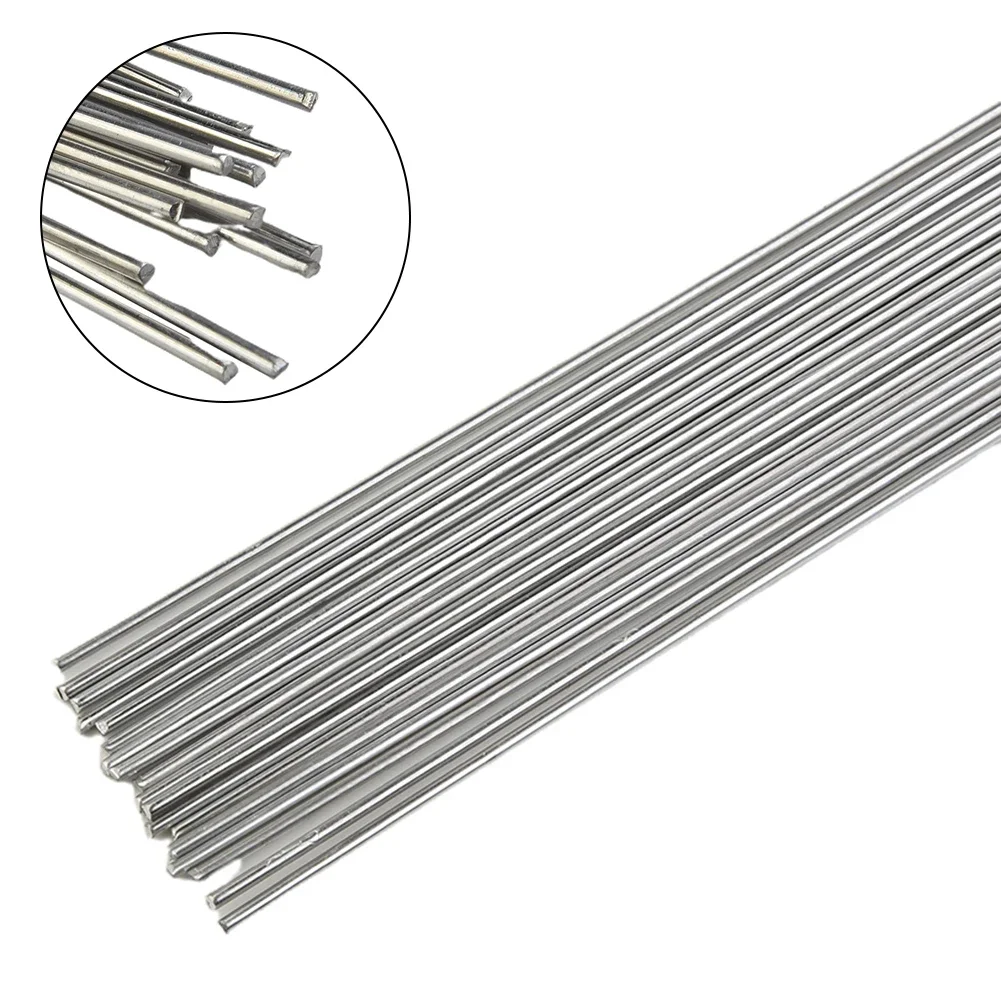 20pcs Aluminium Welding Rods Low Temperature Easy Melt Weld Bars Cored Wire 1.6mm Rod Solder For Soldering No Need Solder Powder