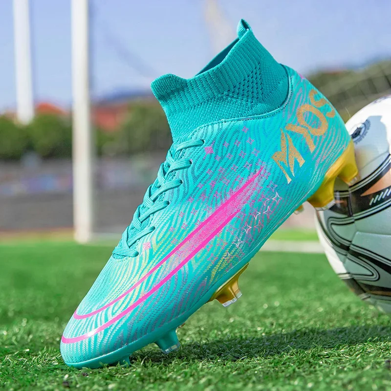 HighTopFootballBootsforMenTurfTrainingFutsalSoccerShoesNon