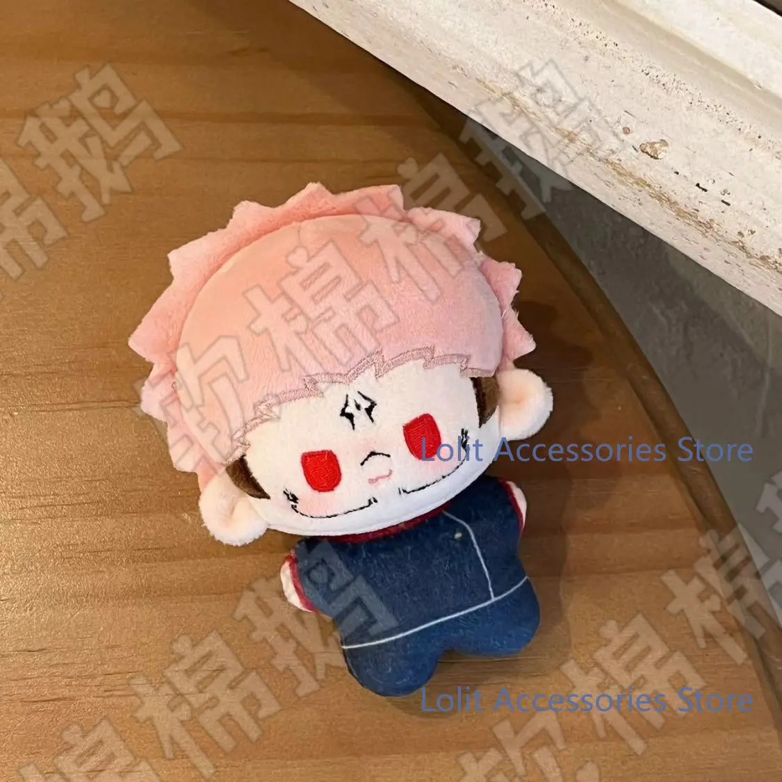 Jujutsu Kaisen Ryomen Sukuna Anime Printed Nunu Body Cotton Padding Cosplay 10CM Plush Doll Pendant Backpack Plushies Keychain