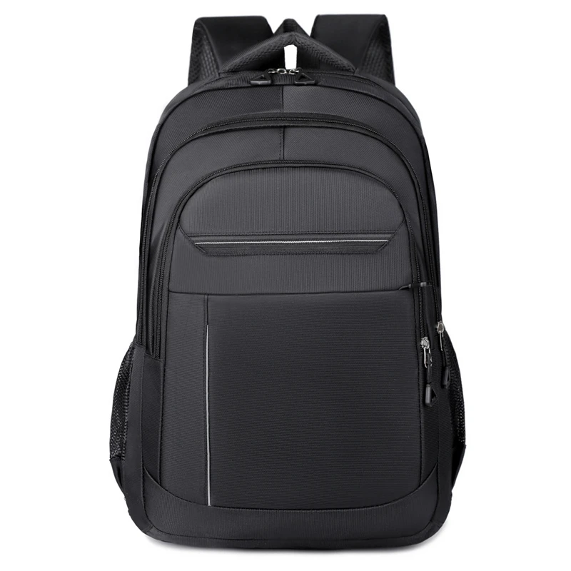 Enhanced Product Title:  
Versatile Black Travel Backpack - Durable & Multi-Pocket for Leisure and Business Trips