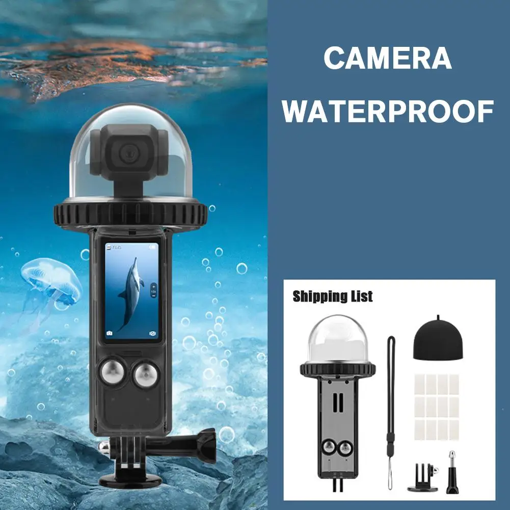 

Водонепроницаемый чехол для подводной съемки Dji Osmo Pocket 3 на 40 м, аксессуары для камеры Pocket3 Gimbal G7l6
