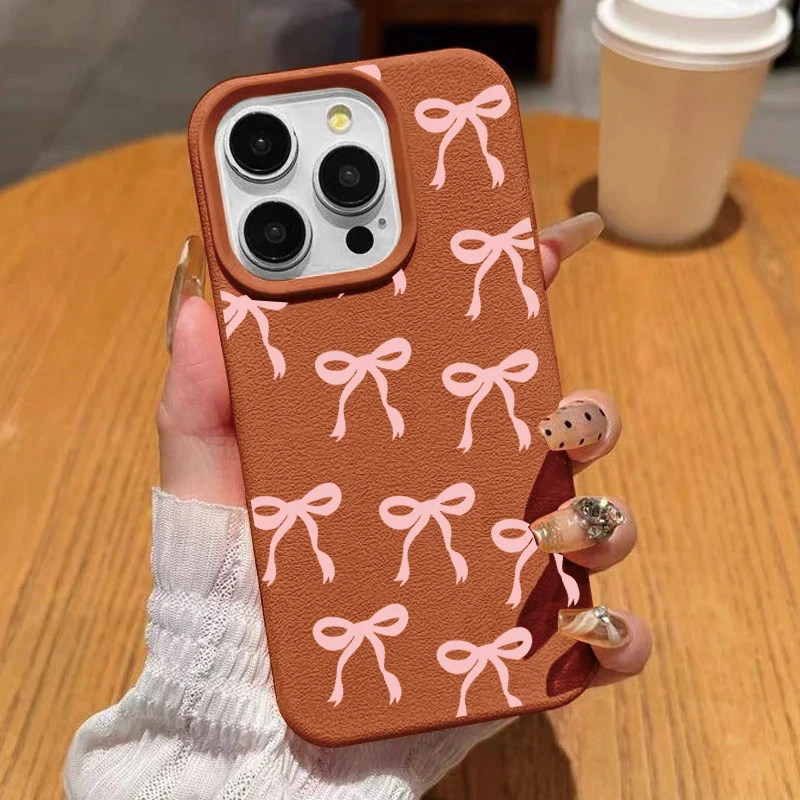 Pink Bowknot Love Phone Case Cover
