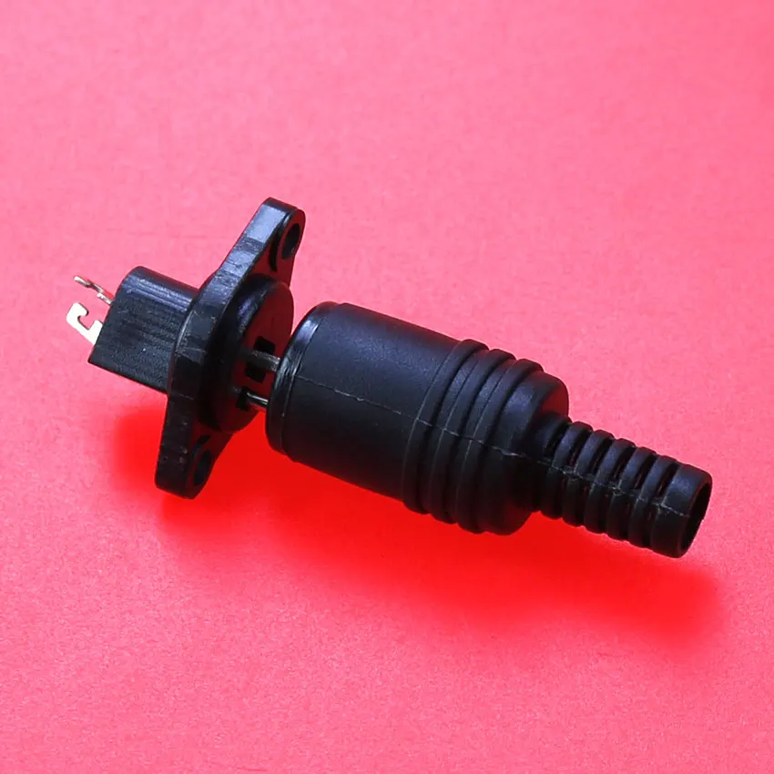 Cltgxdd 1/5/10 Stück schwarze 2-polige Stecker- und Buchse für Lautsprecher, HiFi-Stecker, Power-Audio-Lampen-Signalstecker-Adapter – Detail 5