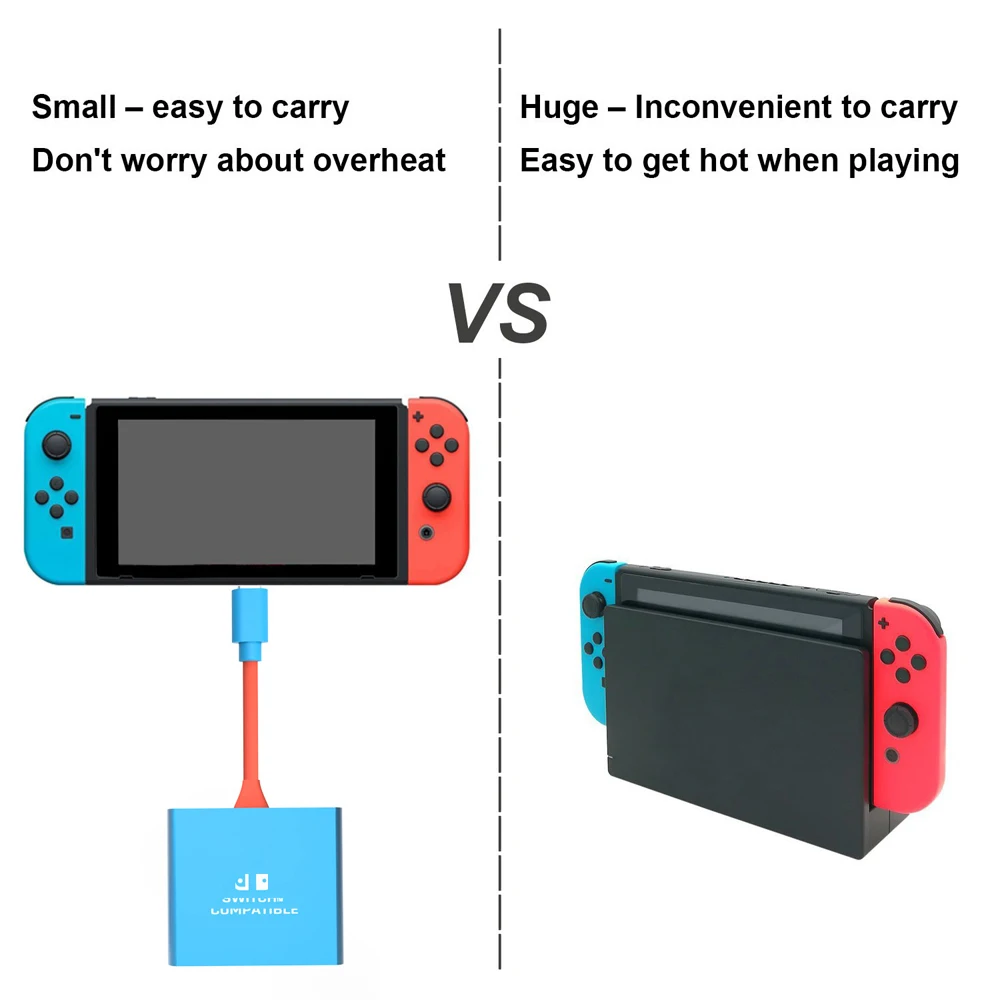 High quality for Switch Docking Station TYPE-C Hub for HDMI-compatible Perfect Travel and Gaming