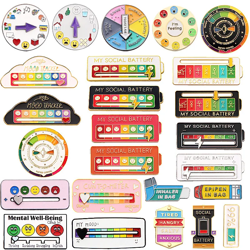 

Новая трендовая забавная скользящая брошь, подарок, интерактивные эмалированные булавки, забавная эмалированная булавка для батареи, креативная булавка на лацкан, ювелирные изделия для женщин и мужчин