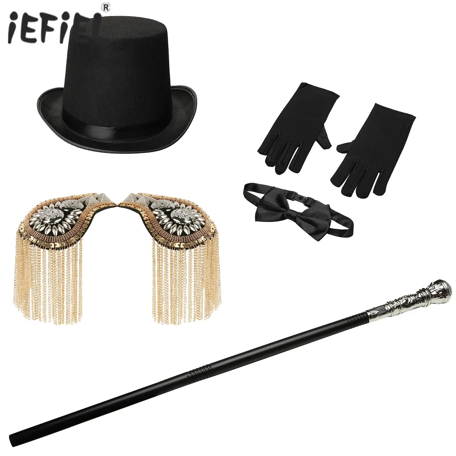 Adult Circus Ringmaster Costume Cosplay Top Hat Tassel Epaulettes Lion Tamer Leather Whip Gloves Bowtie Majorette Fancy Dress Up cosplay hats game cosplay props latex gloves costume headband animal costume set disco hip hop costume set pink plaid bow tie lolita gloves cosplay leg accessories