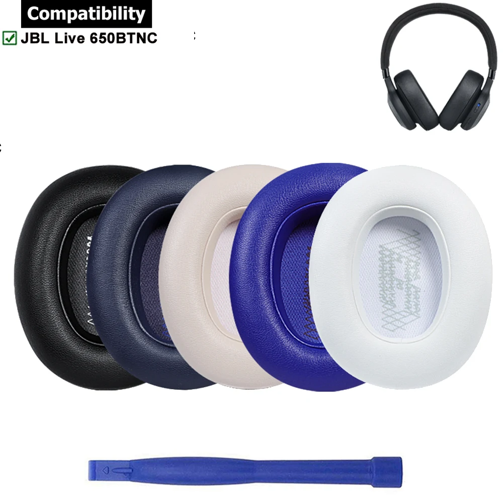 Replacement Earpads Ear Cushion Pads Muffs Repair Parts For Jbl Live 650btnc Noisecancelling