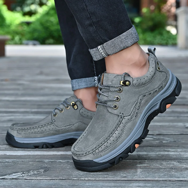 أحذية رجال الأعمال الرسمية الجديدة غير الرسمية - طبقة علوية من الجلد ناعمة ومريحة داخلية مع نعل مبطن وأحذية مداس غير قابلة للانزلاق