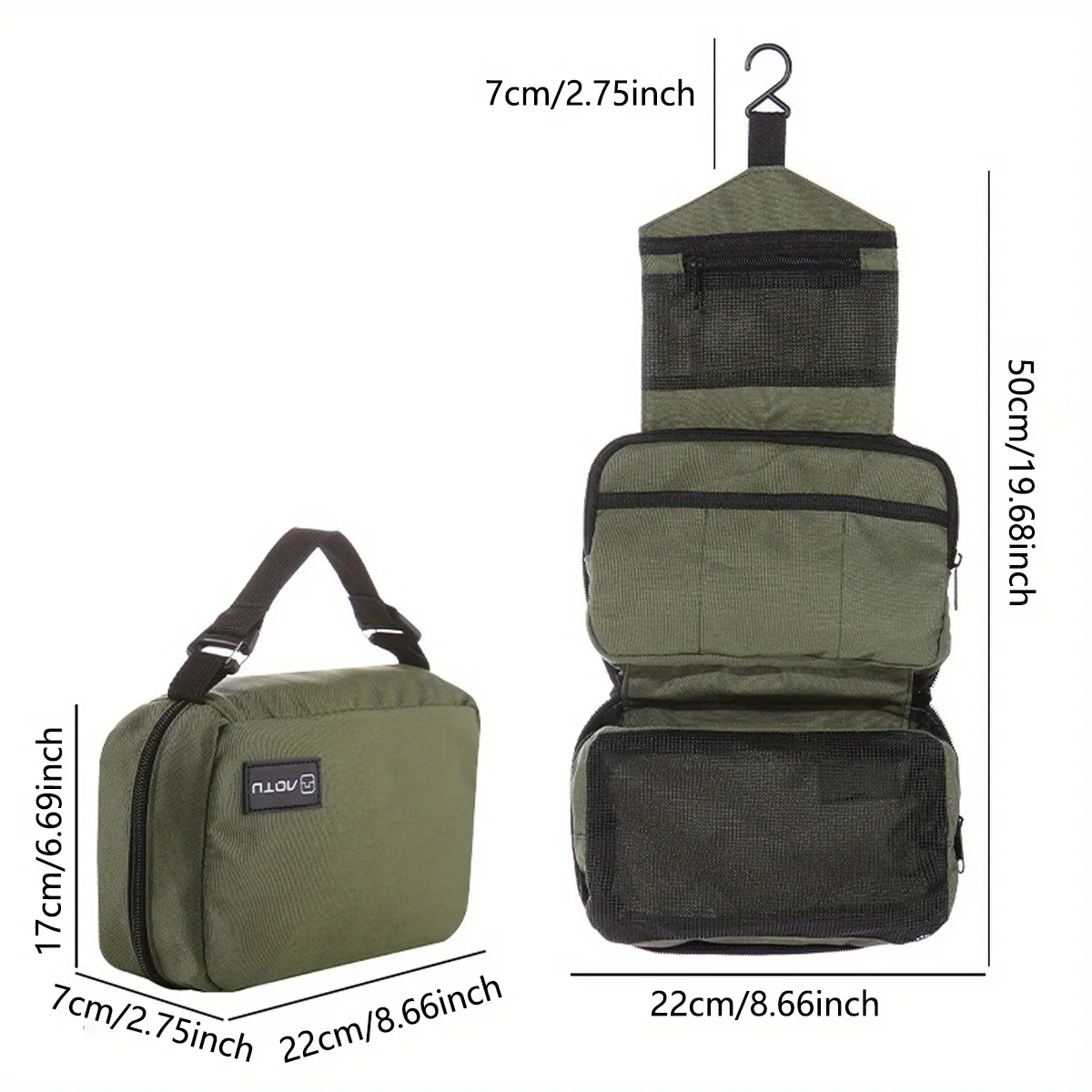 Waterproof Hanging Toiletry and Cosmetic Travel Organizer