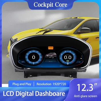 Panel de Instrumentos Digital con Pantalla HD de 12.3 Pulgadas para Renault Megane 4 Talisman 2016-2023, Velocímetro, CarPlay/Auto, Cabina Virtual 1