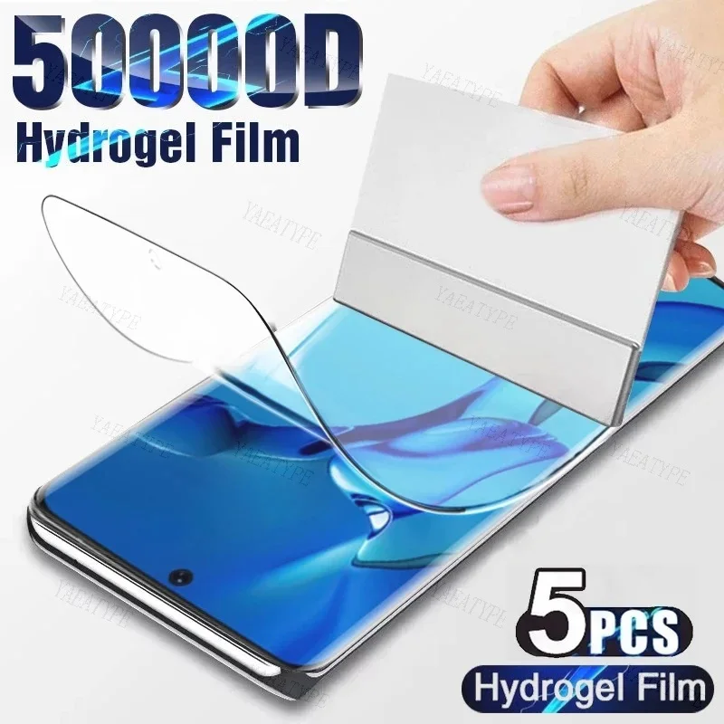 5PCS Full Cover Hydrogel Screen Protector Film