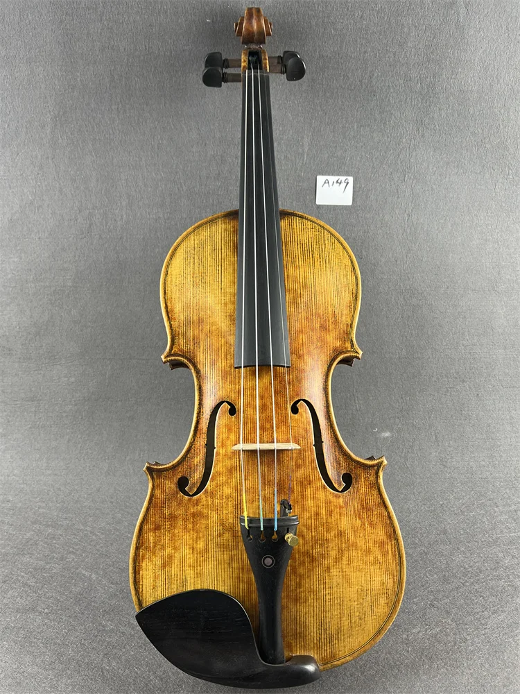 Antique Master Level Stradivarius Copy 4/4 Violin Cкрипка 4/4 كمان 바이올린 Hand Made Musical Instrument Keman Free violin case A149