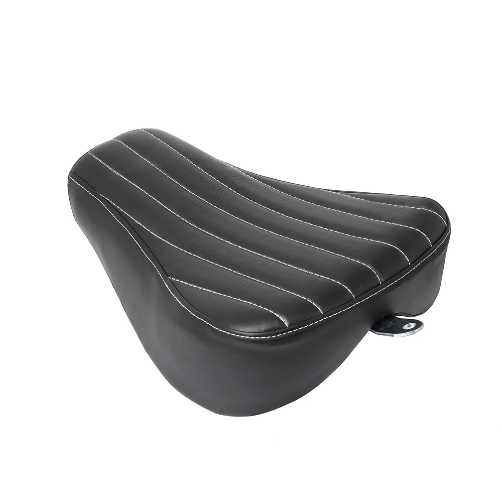 For Harley Sportster Forty Eight XL1200 883 72 48 Black Motorcycle Front Driver Leather Pillow Solo Seat Cushion - Image 5
