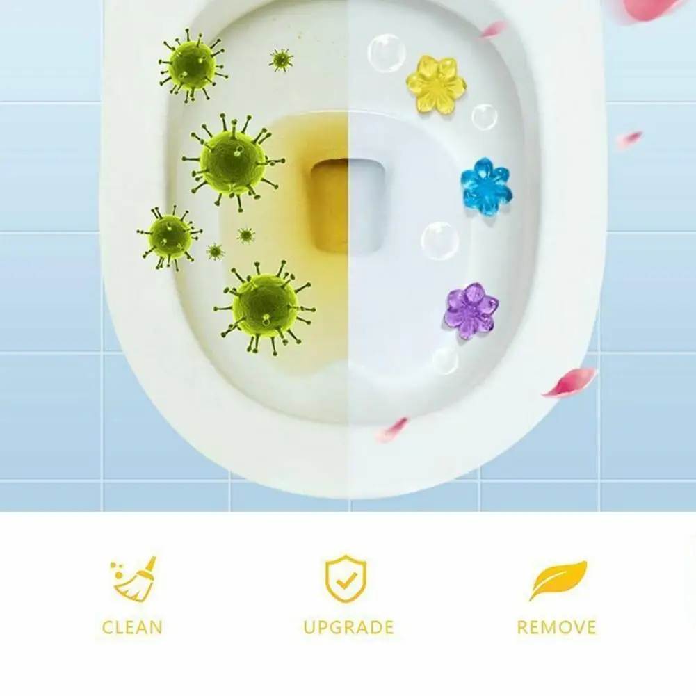 Flower Toilet Cleaner Gel Syringe Aromatic Drain Toilet Cleaning Detergent Air Freshener Remove Odors Home Bathroom Tools 1/2Pcs toilet cleaner gel toilet cleaner
