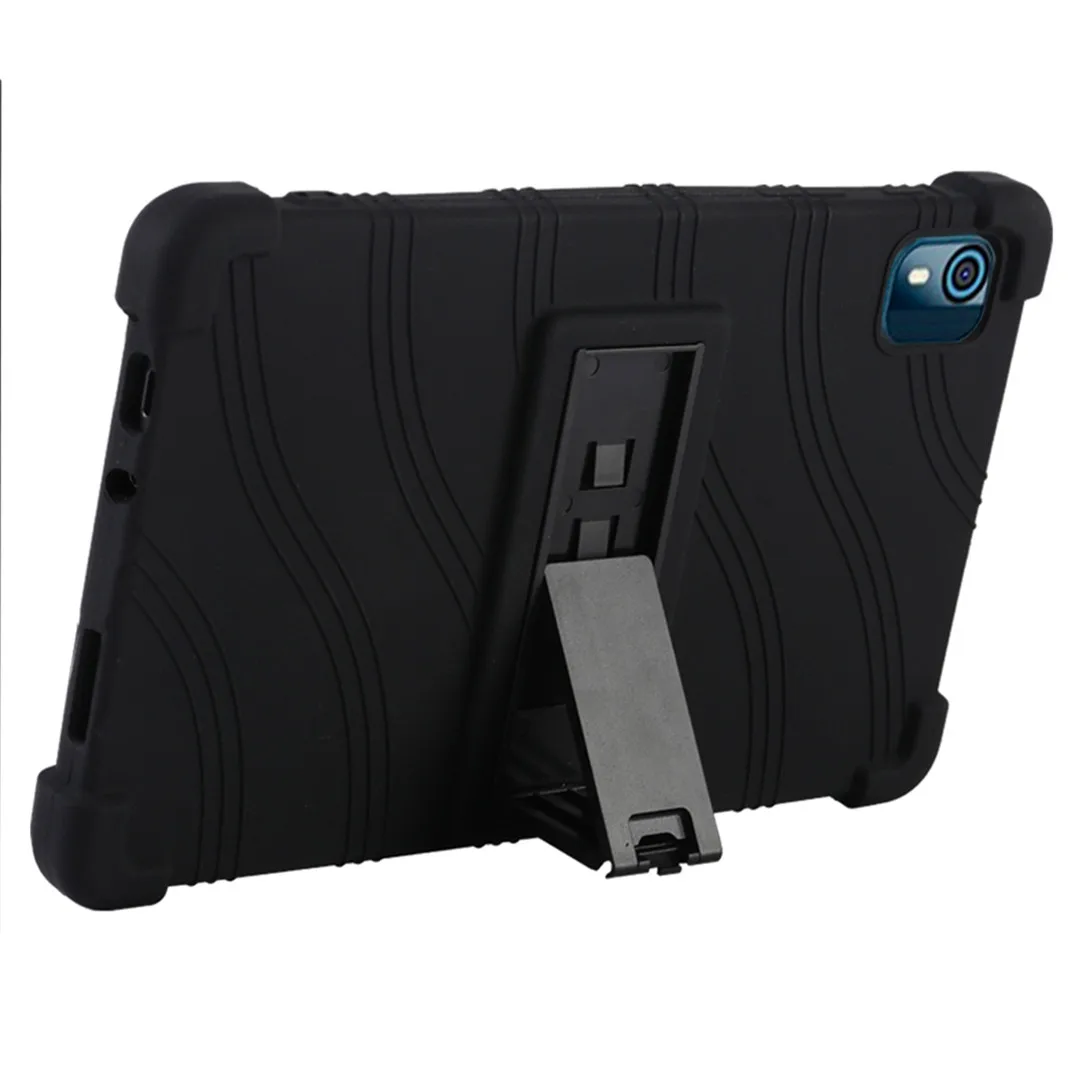 para Nokia T20 Ta1392 10.36 Escudo à Prova de Choque Crianças Seguro Silicone Portátil Kickstand Tablet Proteger Capa para Nokia T10 s Case - Imagem 5