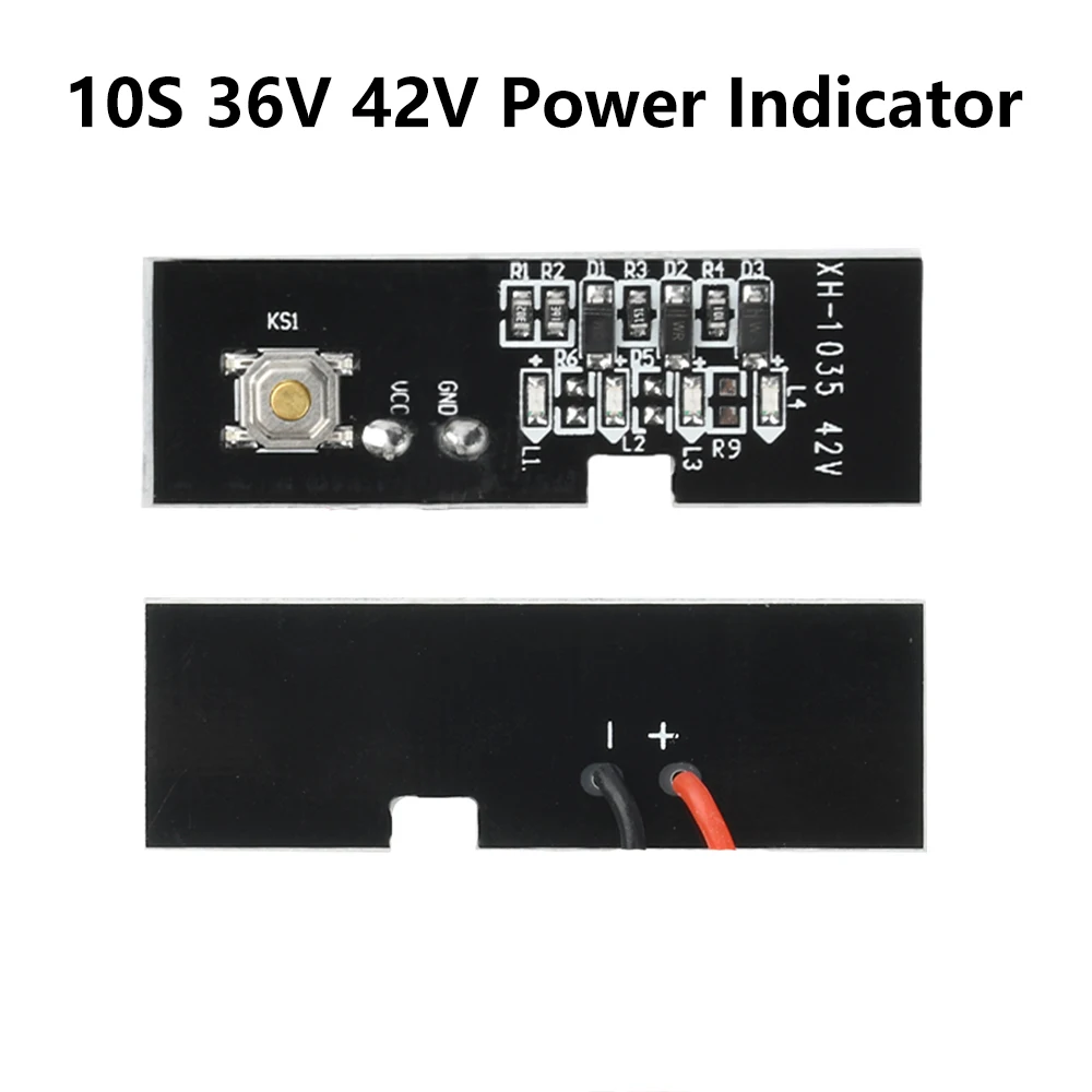 5S 10S 배터리 용량 표시기 배터리 레벨 테스터 18V 21V 36V 42V LED..