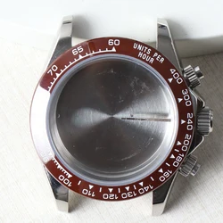 Cassa orologio in acciaio inossidabile con cristallo zaffiro e bracciale - Accessori impermeabili