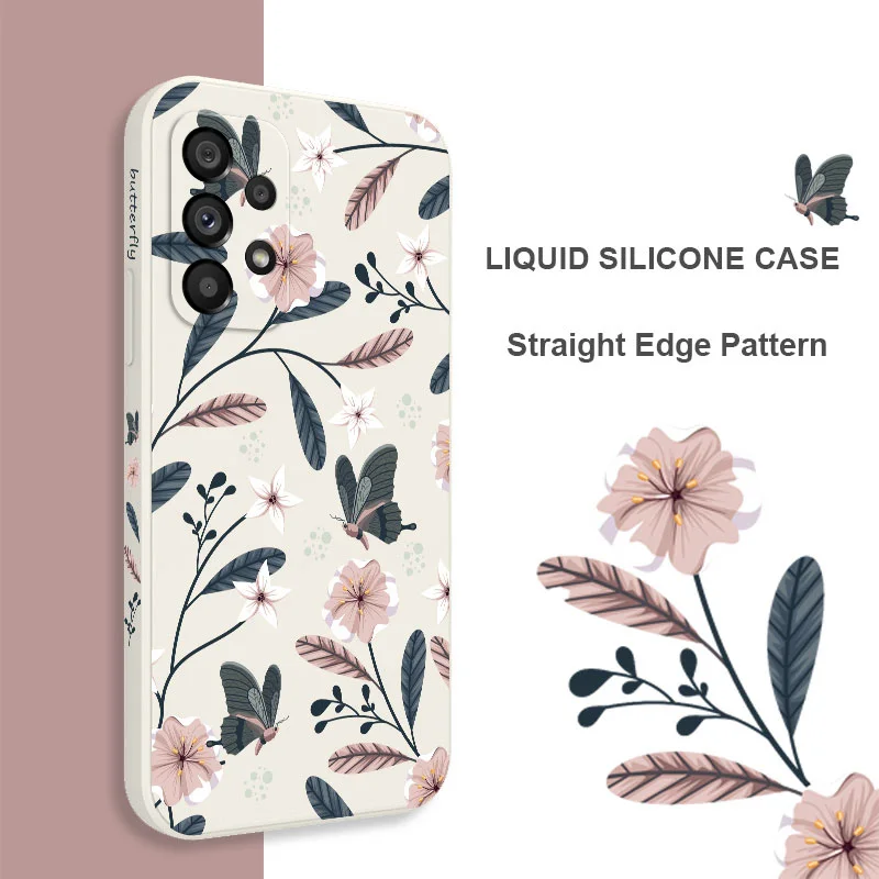 Warm Blossom Branches Phone Case - Floral Pattern Cover