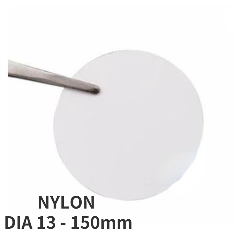 

50pcs/100pcs Lab Nylon Dia 13mm To 150mm Mutiple Pore Size Filter Membrane, N6 Organic System Millipore Microporous Membrane