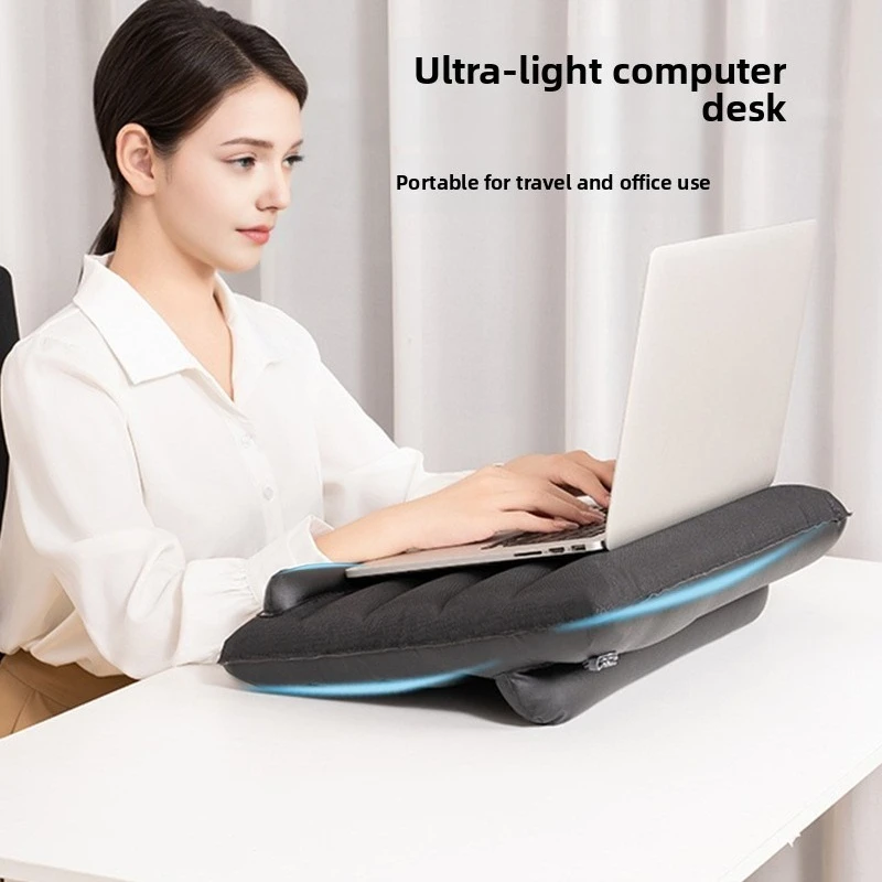 Foldable Laptop Computer Desk Portable Inflatable Laptop Desk Work Table Bed Reading Game Desk Laptop Desk