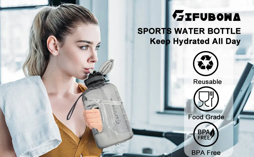 Description Picture 2 of item3L Large Capacity Sports Water Bottle Outdoor Fitness Kettle Plastic Water Drinking Cup Students Portable Gym Big Jug
