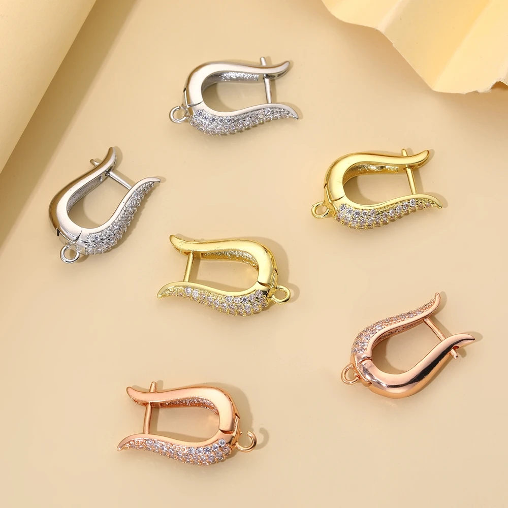 18k Gold Plated Earring Hooks, Stainless Steel Gold Plated, Earring Wires,  Fish Hook Earrings, Gold Earring, Jewelry Making, 10 Pairs 