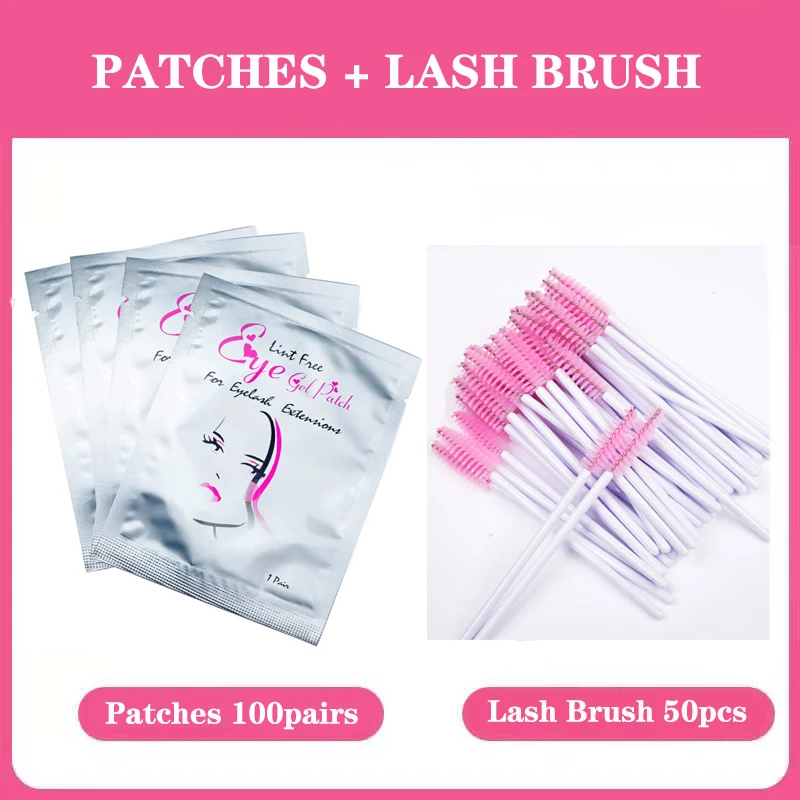 

50/100 пар/партия, гидрогелевые накладки для наращивания ресниц, подушечки для ресниц, серебро, под глазами, нетканый макияж, все строительные ресницы