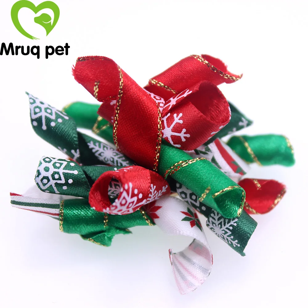 50Pcs Natale Pet Dog Cat Hair Archi Dog Nice Accessori Per Capelli Fiocchi A Nastro Dog Grooming Pet Supplies