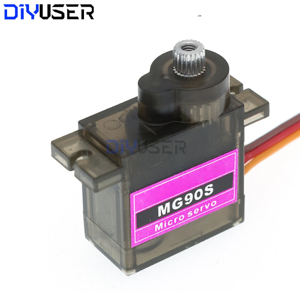 Enhanced Servo with Metal or Plastic Gear Option for RC Models and DIY Projects