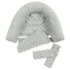 Baby Car Safety Soft Sleeping Head Support Pillow with Matching Seat Belt Strap Covers Baby Carseat Neck Protection Headrest 4