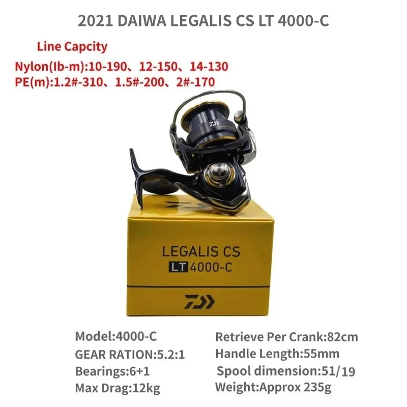 2021 DAIWA LEGALIS CS LT 1000-XH 2000 2500 3000-C 4000-C 5000-CXH