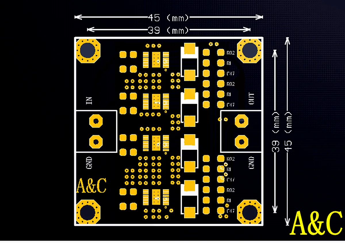 New 4 parallel 2A 6 parallel 3A 10 parallel 5A LT3045 low noise linear regulated power supply module 3